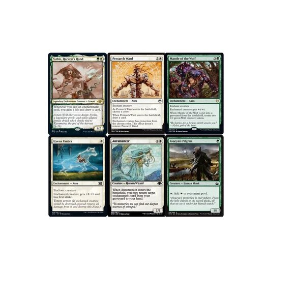MTG Commander EDH Deck Sythis, Harvest's Hand 100 Cards Custom Deck Auras - NM - Picture 1 of 1